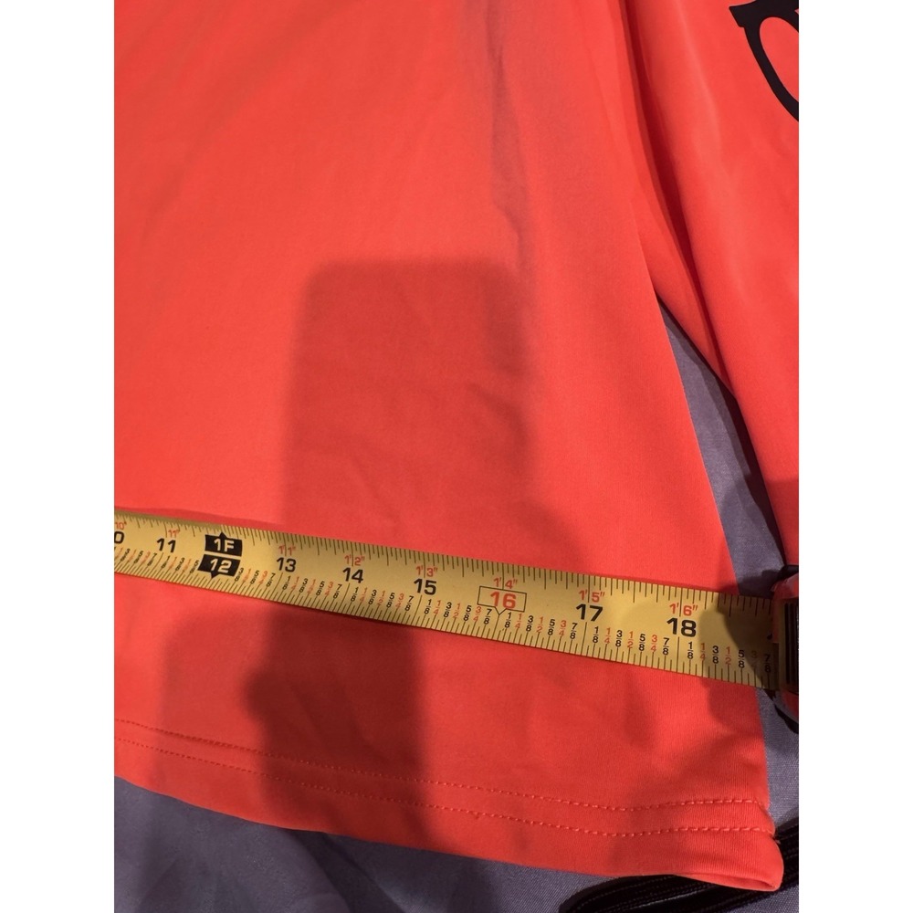 Bebe Sporty Long Sleeve Orange Top Athleisure Activewear Casual Trendy Large - Picture 5 of 6